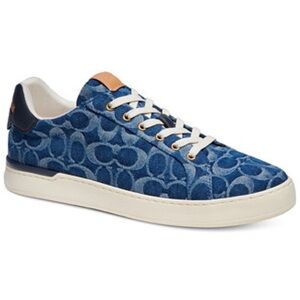 COACH Lowline Denim Monogram Sneakers size 12D